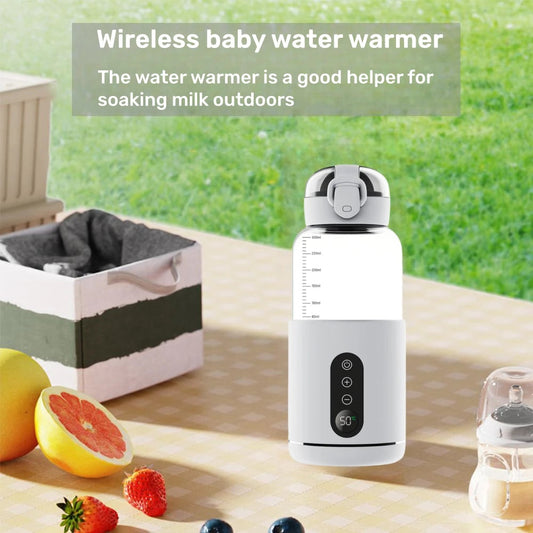 Portable Bottle Warmer For Baby Milk USB Charge With Temperature Adjustable