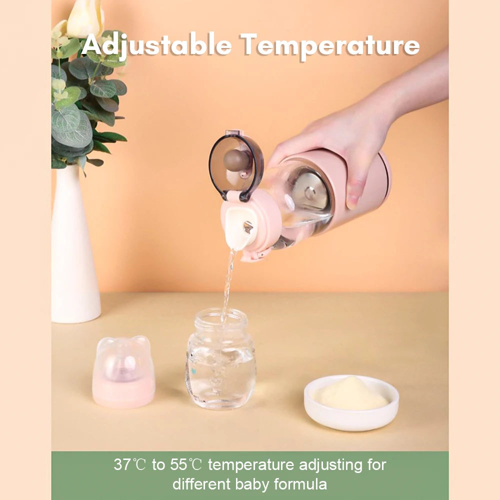 Portable Bottle Warmer For Baby Milk USB Charge With Temperature Adjustable