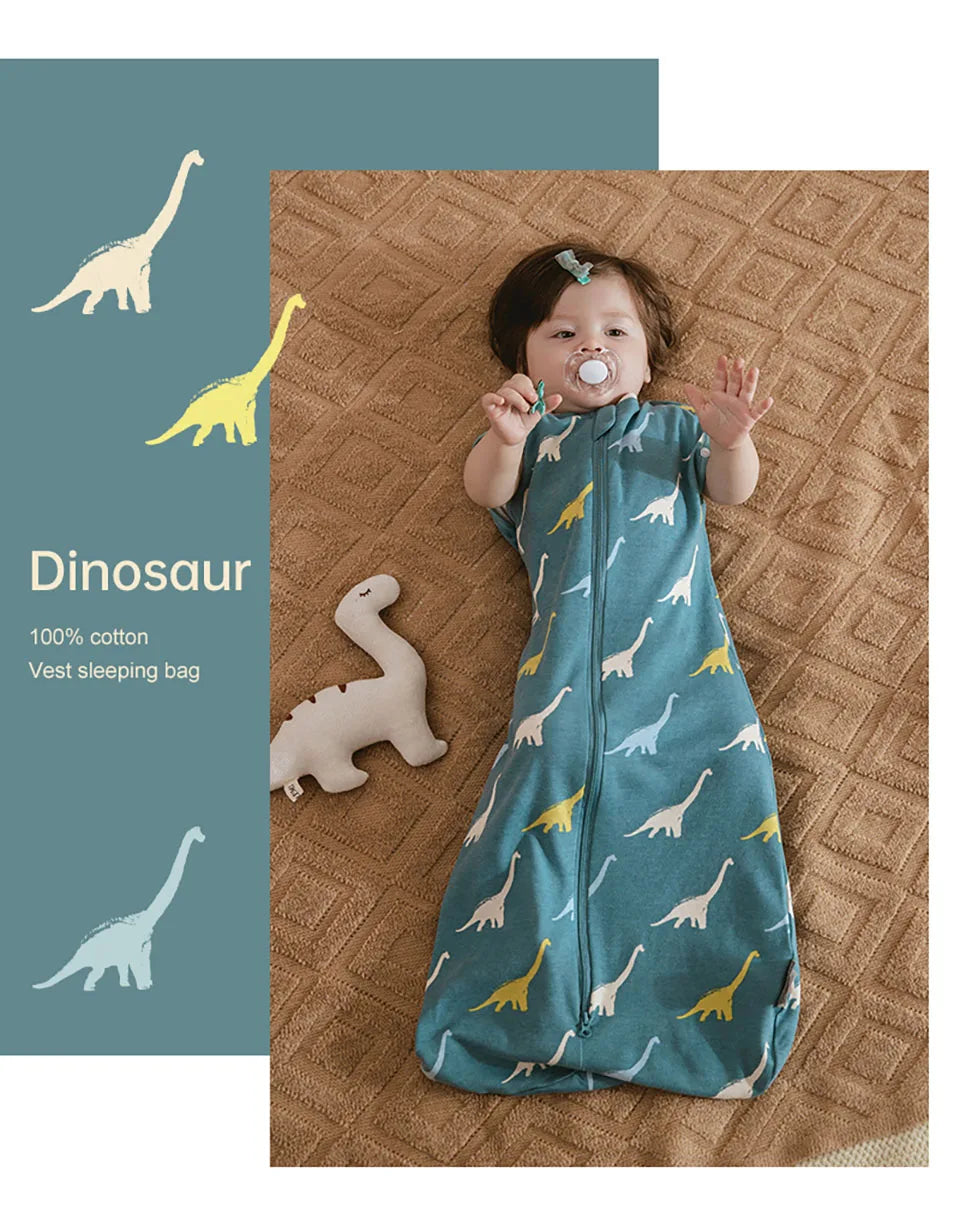 Baby Sleeping Bag Newborn Baby Swaddle Sleeveless Sleep Sack